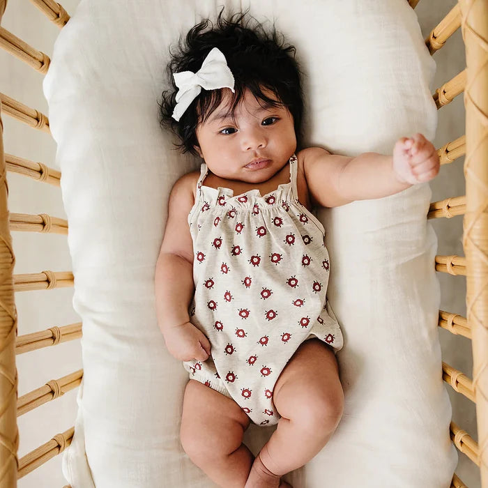 Mebie Baby Tank Bubble Romper - Floral