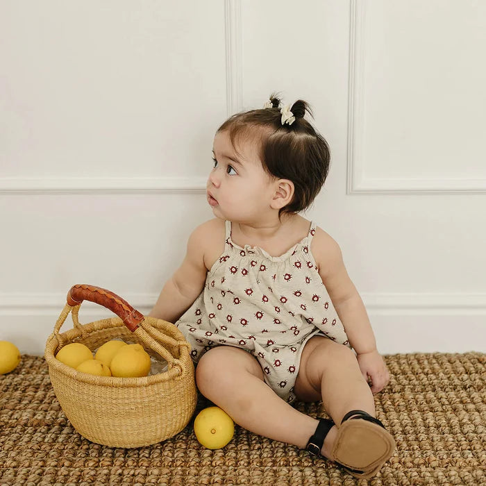 Mebie Baby Tank Bubble Romper - Floral