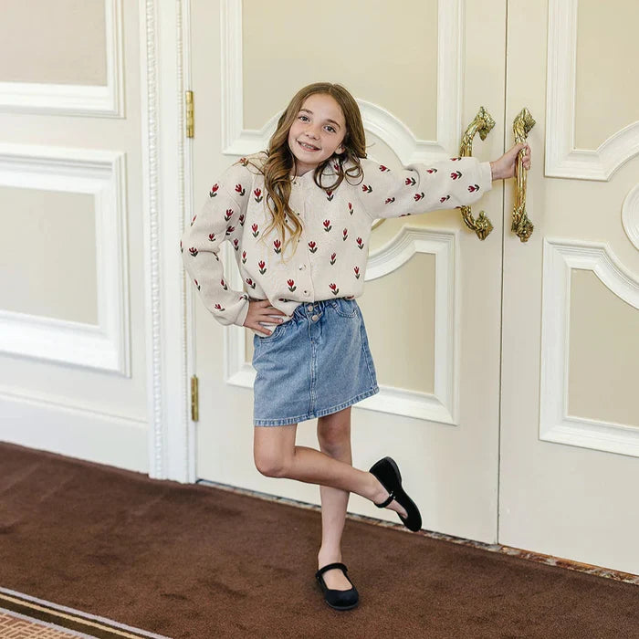 Mebie Baby Tulip Button Down Cardigan