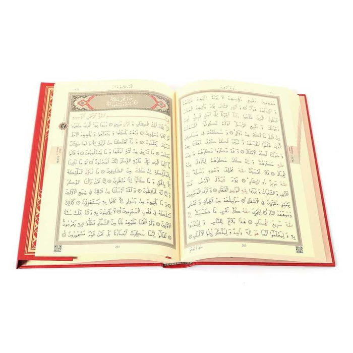 Medium Size Holy Quran (Orta Boy Kuran-ı Kerim) (Red Cover, Sealed)