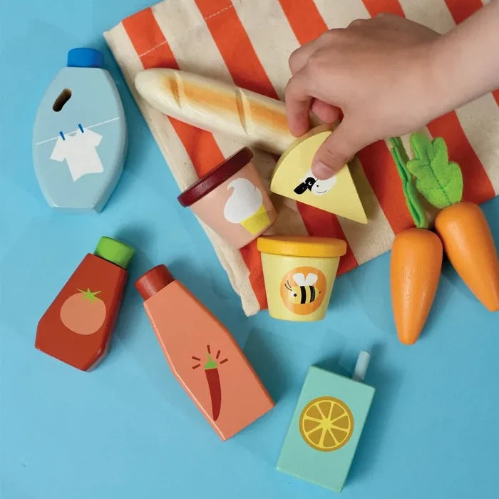 Mentari Toys Bargain Grocery Bag Set