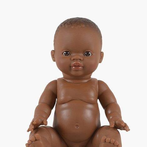 Minikane Paola Reina - Gordis Doll - Zach with Caramel Eyes in Diaper