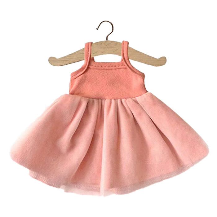 Minikane USA Rosella Tutu in Marsala Jersey and Bagatelle Pink Tulle