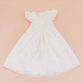Miriia Everly Baby Girl White Cotton Baptism Christening Dress