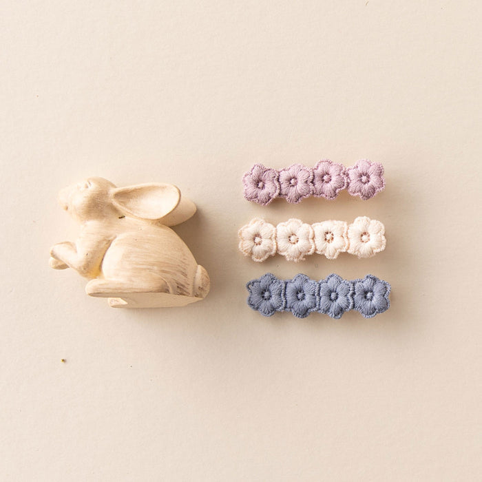 Modern Piggy Clip Set of 3 - Flora