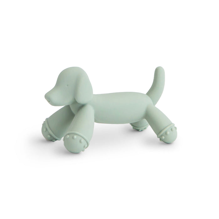 Mushie Dog Figurine Teether - Sage