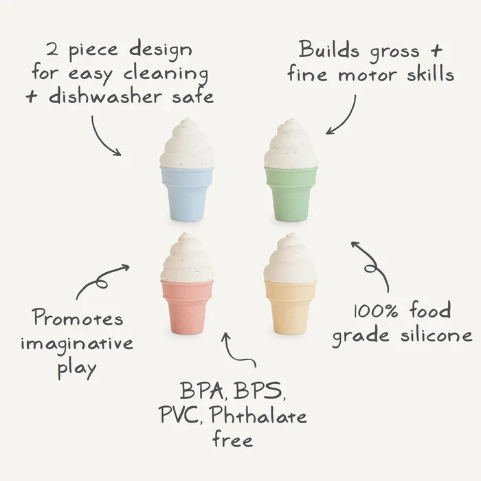 Mushie Mix and Match Ice Cream Toy