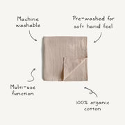 Mushie Muslin Swaddles