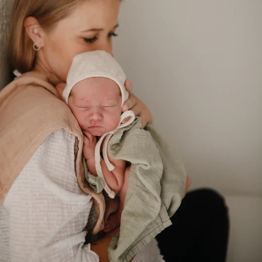 Mushie Organic Cotton Muslin Burp Cloth