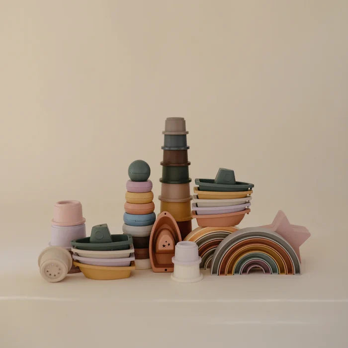 Mushie Stacking Rings Toy
