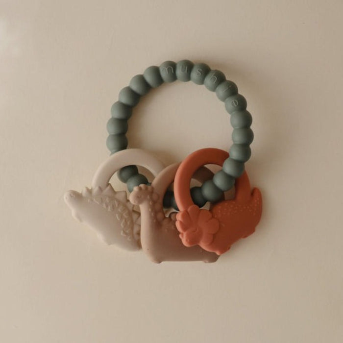 Mushie Teething Ring - Dino