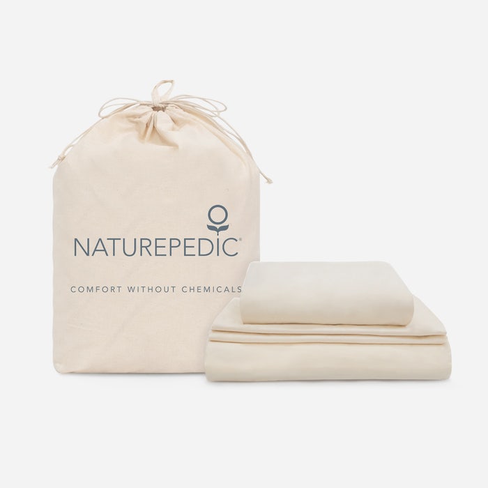 Naturepedic Sheet Set 400 Thread Count 15" Depth