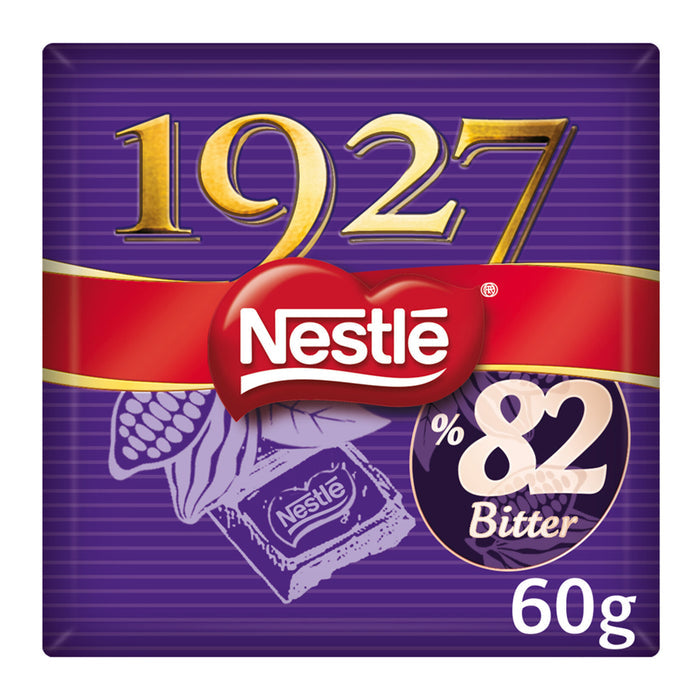 Nestle 1927 82% Dark Chocolate Bar delivers an intense cocoa experience for true dark chocolate lovers.
