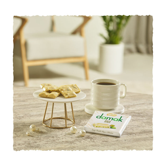 Nestle Damak İnci Pistachio White Chocolate 60 G