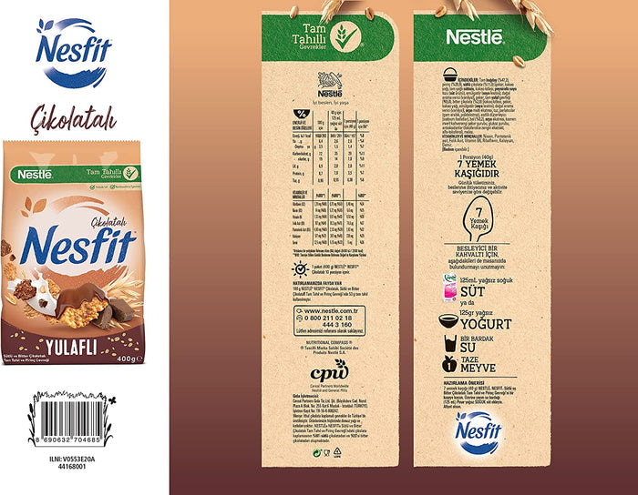 Nestle Nesfit Chocolate Breakfast Cereal 400 gram