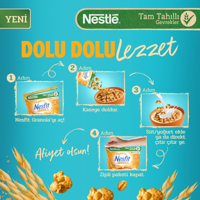 Nestle Nesfit Granola Oat & Honey (Ballı Granola) 300 G