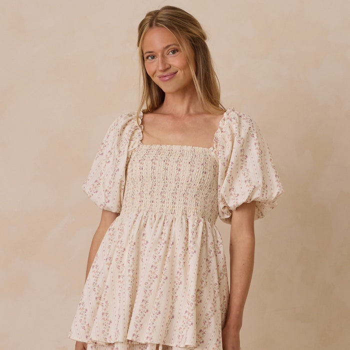 Noralee Annette Dress - Floral Stripe