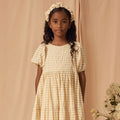 Noralee Chloe Dress - Lemon Check