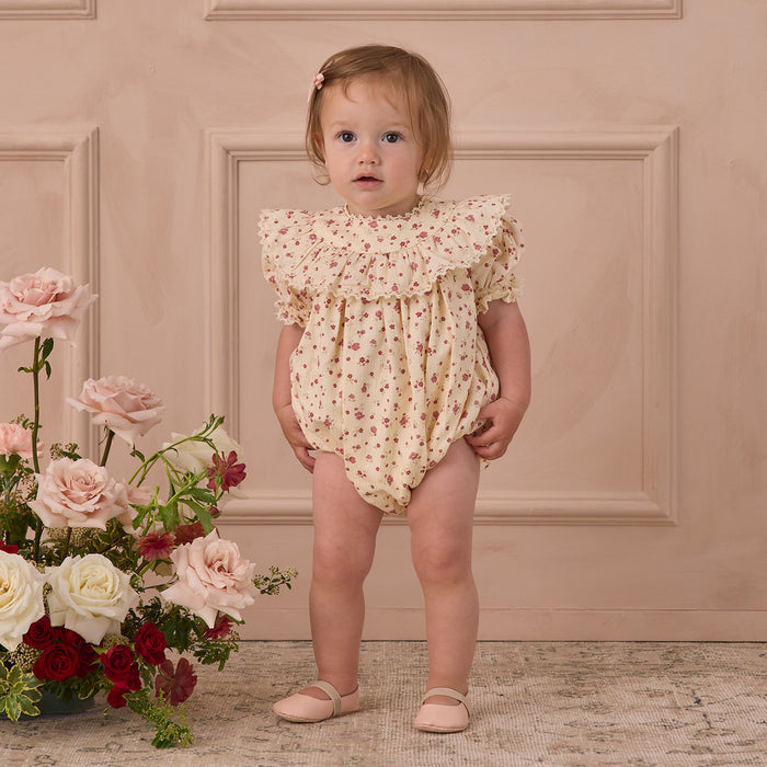 Noralee Eva Romper - Red Floral