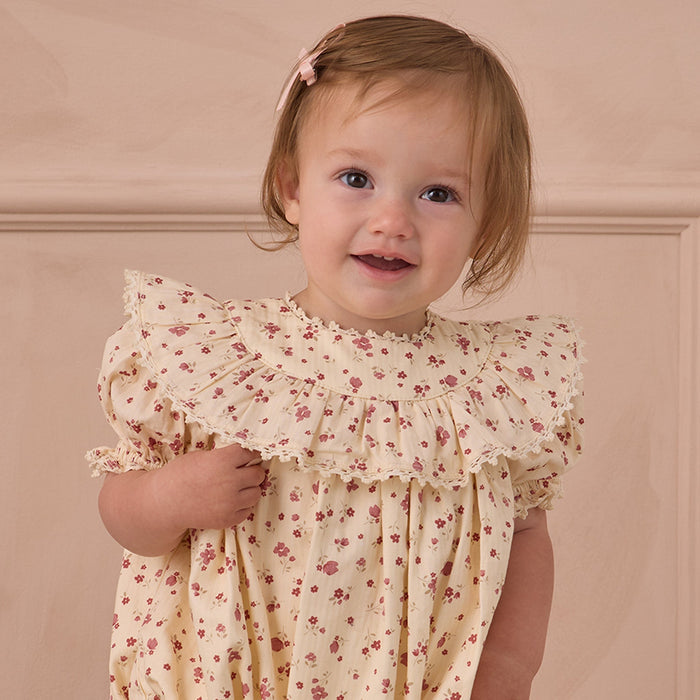 Noralee Eva Romper - Red Floral