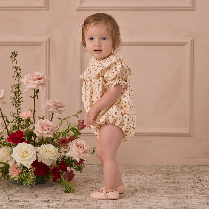 Noralee Eva Romper - Red Floral