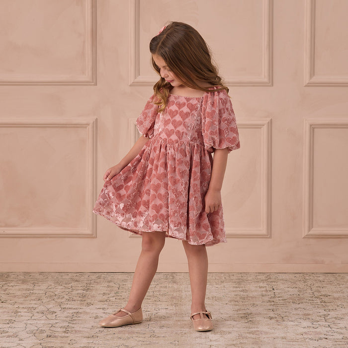 Noralee Nina Dress - Lipstick Hearts