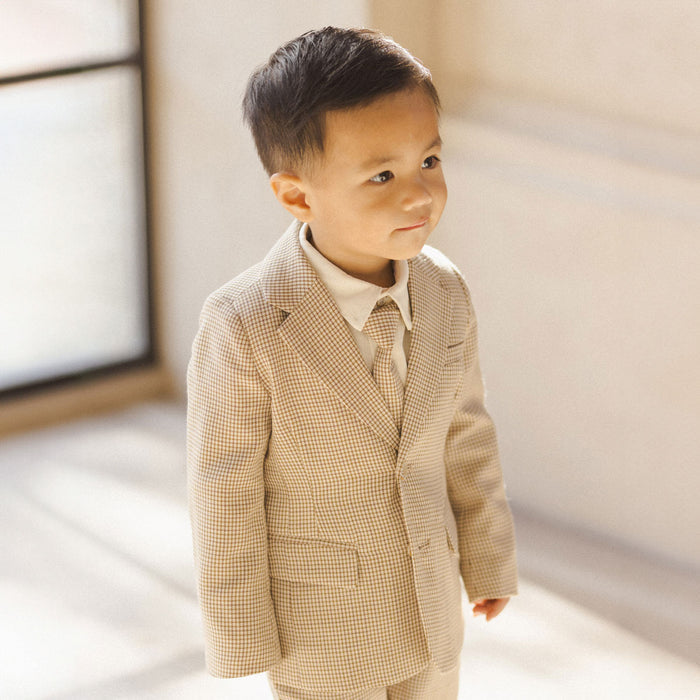 Noralee Sebastian Blazer - Golden Houndstooth
