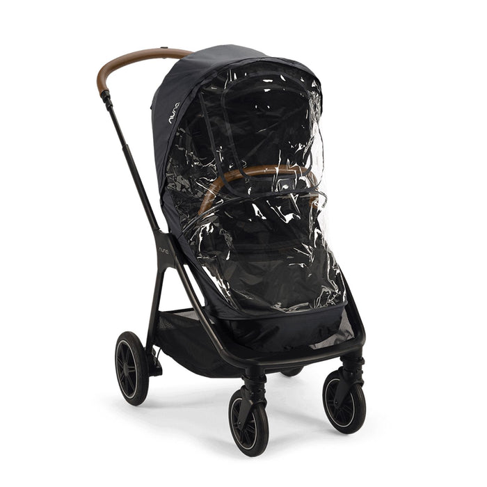 Nuna TRIV Series Rain Cover - Black and Clear