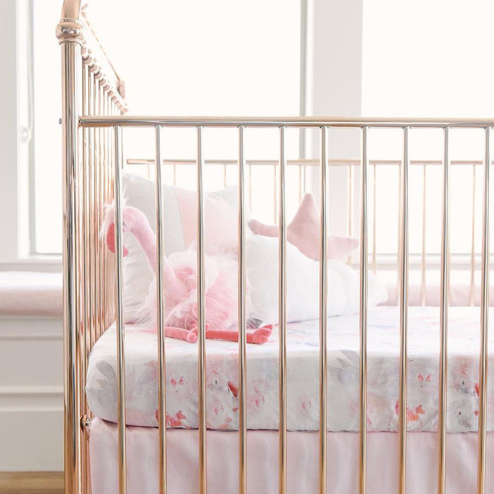 Oilo Prim Floral Crib Sheet