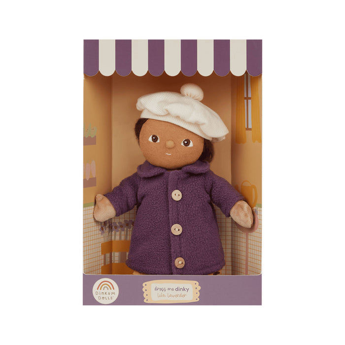 Olli Ella Dress Me Dinky Dinkum Doll - Lila Lavender
