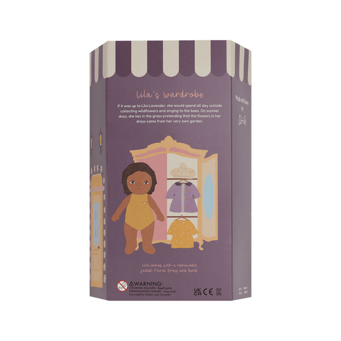 Olli Ella Dress Me Dinky Dinkum Doll - Lila Lavender