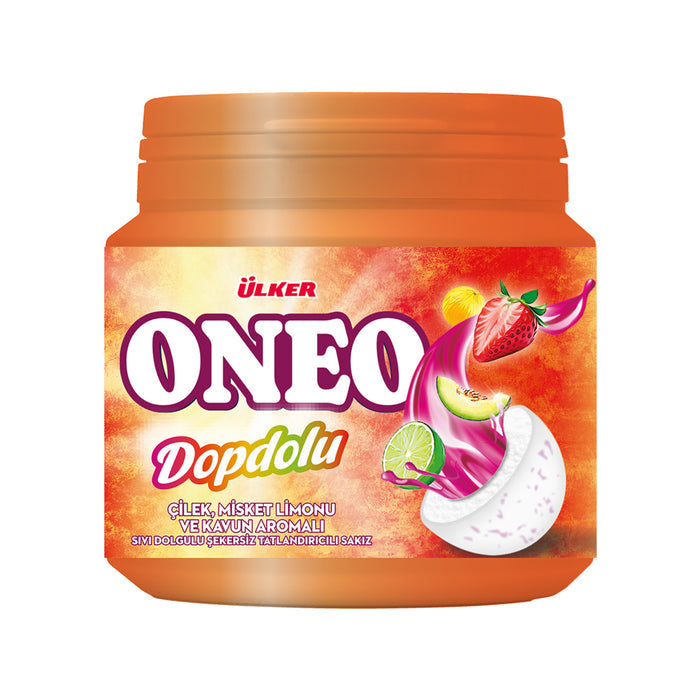 Oneo Dopdolu Fruit Flavored Bottle Gum brings a burst of fruity excitement to your day.
