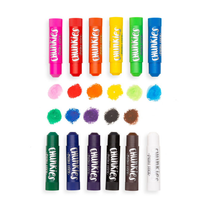 OOLY Chunkies Paint Sticks Original Pack - Set of 12
