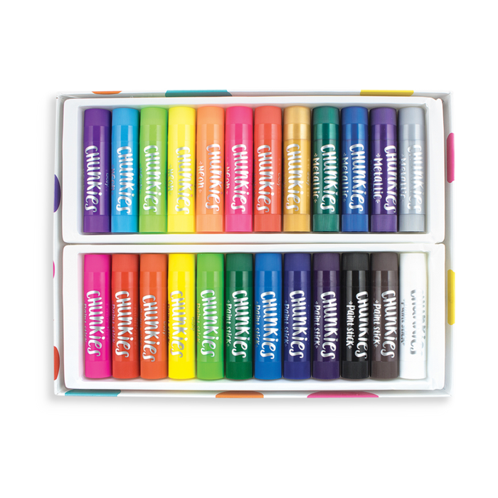 OOLY Chunkies Paint Sticks Variety Pack - Set of 24