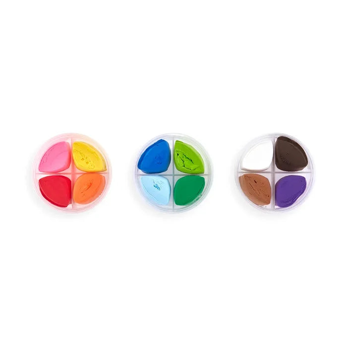 OOLY Creatibles Diy Air Dry Clay Kit - Set of 12