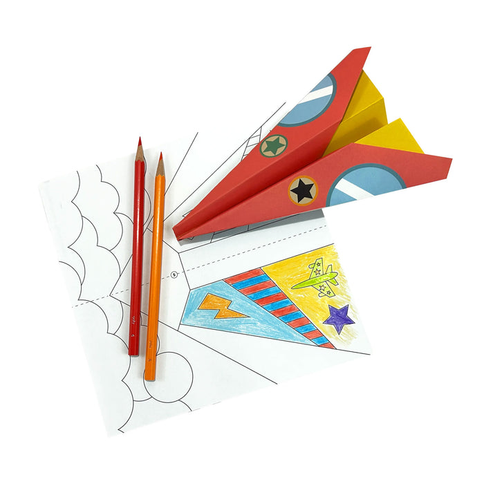 OOLY D.I.Y. Paper Air Planes Activity Kit - Set of 24