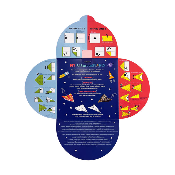 OOLY D.I.Y. Paper Air Planes Activity Kit - Set of 24