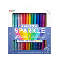OOLY Rainbow Sparkle Glitter Markers - 15ct