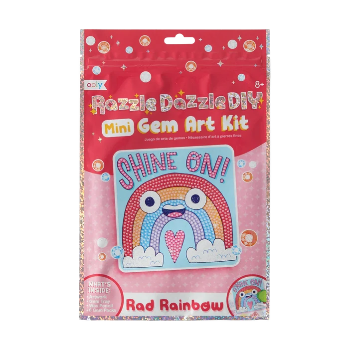 OOLY Razzle Dazzle DIY mini gem art kit