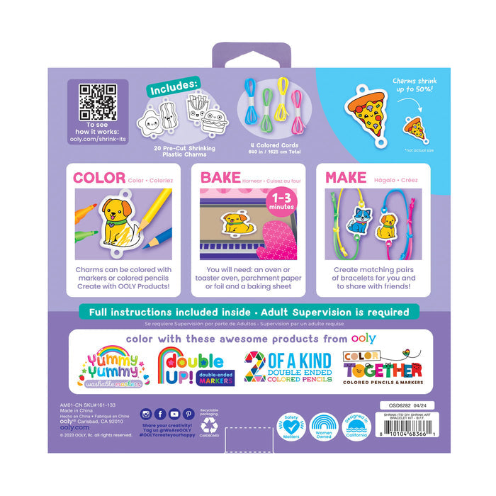 OOLY Shrink-its! DIY Shrink Art Kit - BFF Bracelet