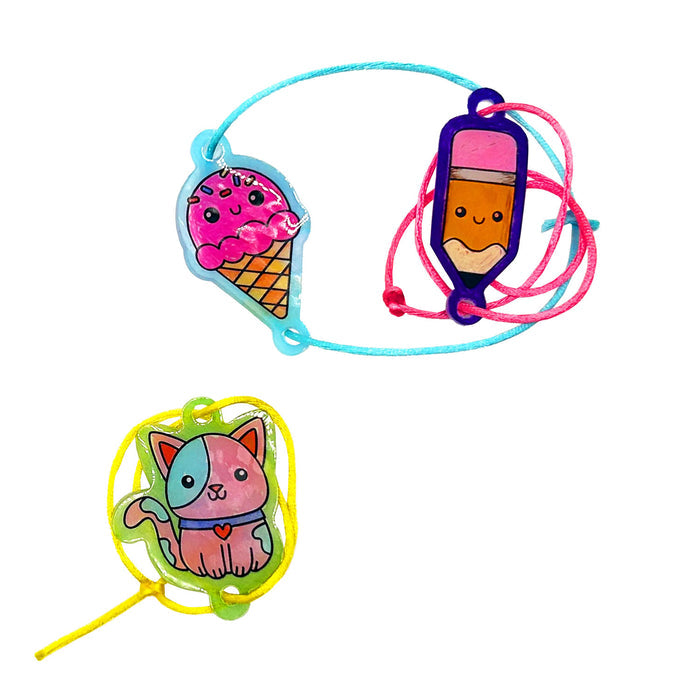 OOLY Shrink-its! DIY Shrink Art Kit - BFF Bracelet