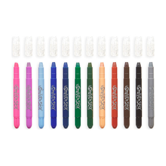 OOLY Smooth Stix Watercolor Gel Crayons - Set of 24
