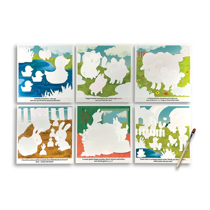 OOLY Water Amaze Water Reveal Boards - On the Farm