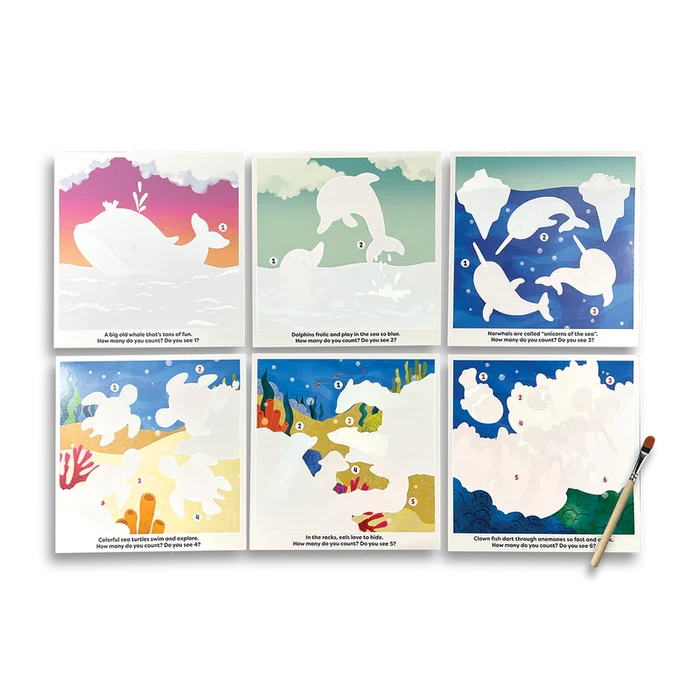 OOLY Water Amaze Water Reveal Boards - Under the Sea