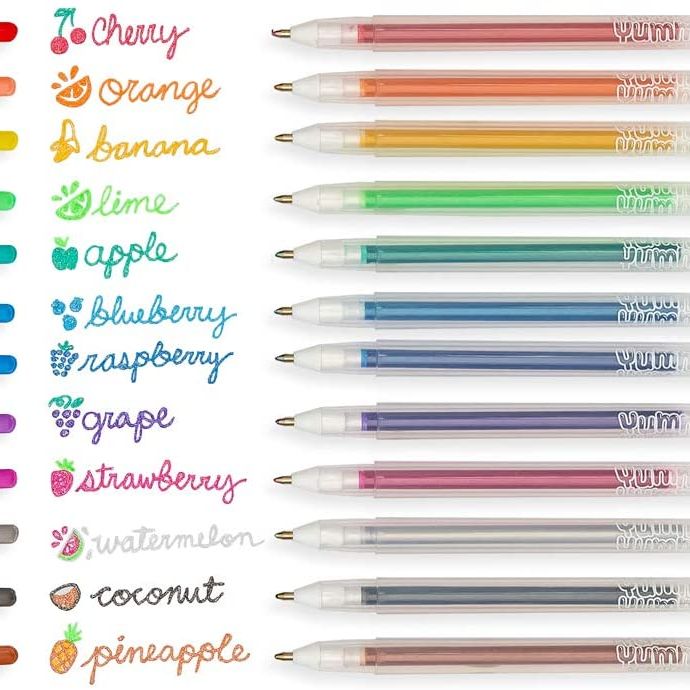 OOLY Yummy Yummy Scented Glitter Gel Pens - Set of 12