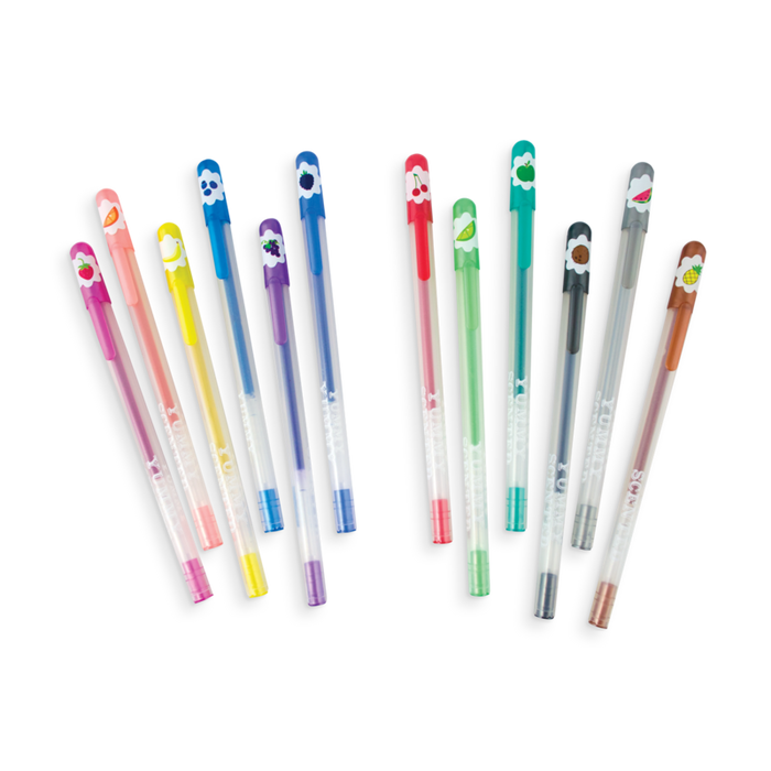 OOLY Yummy Yummy Scented Glitter Gel Pens - Set of 12