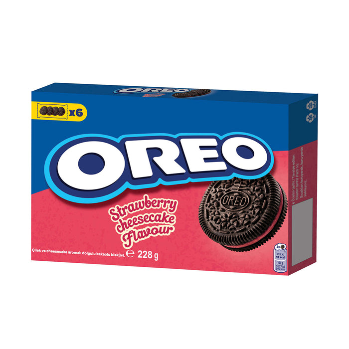Enjoy the irresistible combination of classic Oreo crunch with a sweet strawberry cream twist.