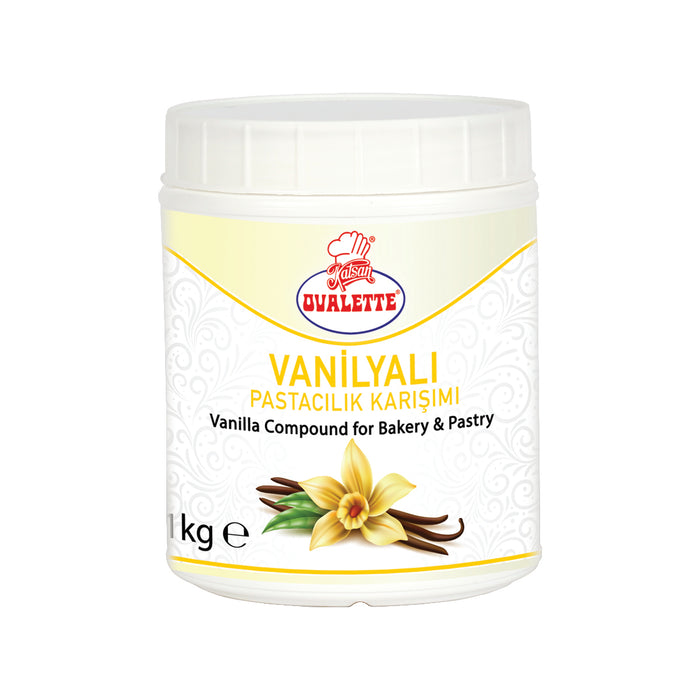 Ovalette Vanilla Compound for Bakery & Pastry 35 Oz - 1 Kg
