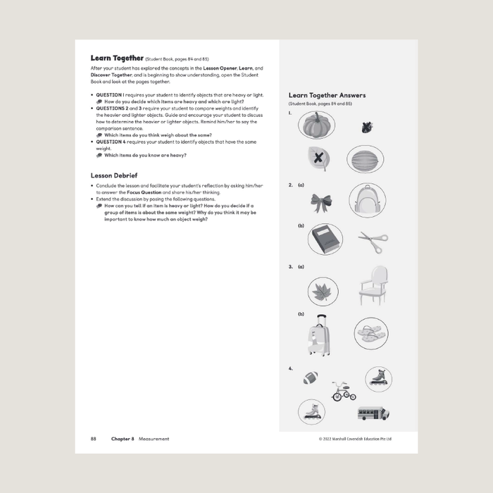 Sample page from Primary Mathematics 2022 Edition