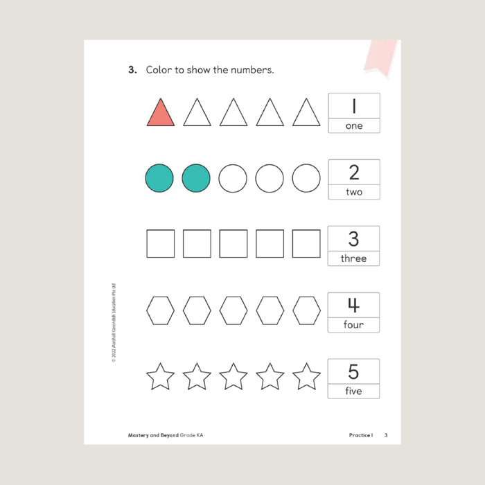 Sample page for Primary Mathematics 2022 edition